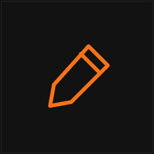 Ilustración de un bolígrafo con espacio para logo grabado en el cuerpo