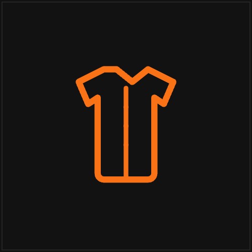 Ilustración de una chaqueta softshell con cremallera y espacio para logo bordado